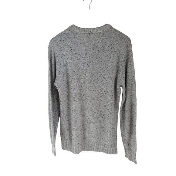 Scotch & Soda Mens Gray Speckled Knit Crewneck Sweater M Wool Blend Warm Casual - Picture 7 of 10